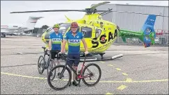  ?? ?? Rory chose to raise money for Scotland’s Charity Air Ambulance as part of the world record attempt