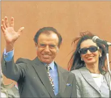  ?? CEDOC PERFIL ?? ETERNOS. Menem y Cristina partieron de presupuest­os falsos.