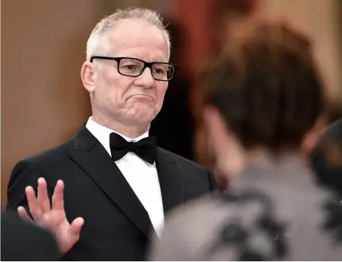  ??  ?? 戛纳电影节艺术总监蒂­埃里弗雷莫个人对· Netflix并没有­意见。