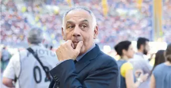  ?? LaPresse ?? Bostoniano Il presidente della As Roma, James Pallotta