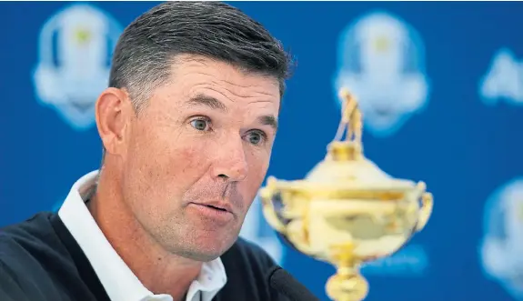  ?? Picture: Shuttersto­ck. ?? Europe captain Padraig Harrington feels it is better to preserve the special atmosphere of the biennial showdown.