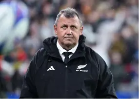  ?? Federico Pestellini / Panoramic ?? Ian Foster a emmené les All Blacks en finale de la Coupe du monde 2023.