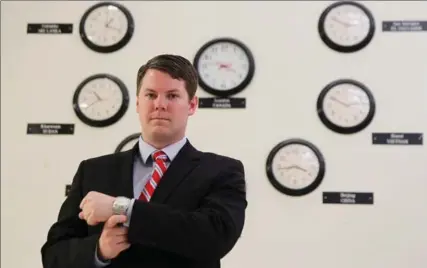  ?? DAVE CHIDLEY, THE CANADIAN PRESS ?? Matt Reid, the chair of the Thames Valley District School Board, is considerin­g adopting later start times at high schools in London, Ont.