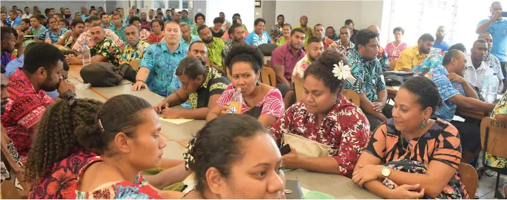  ?? Photo: Ronald Kumar ?? 286 Fijians to depart Fiji for work in Australia under the Pacific Australia Labour Mobility Scheme.