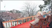  ?? PTI ?? PM Modi at the swearing-in ceremony of the Council of Ministers of the HP Government, in Shimla on Wednesday.