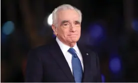  ?? Irishman. Photograph: Stefania D’Alessandro/Getty Images ?? ‘A poet of the dark side of Manhattan’ … Martin Scorsese in Rome in 2019 for the premiere of The