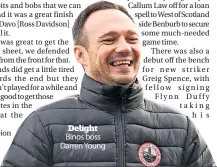  ?? ?? Delight Binos boss Darren Young