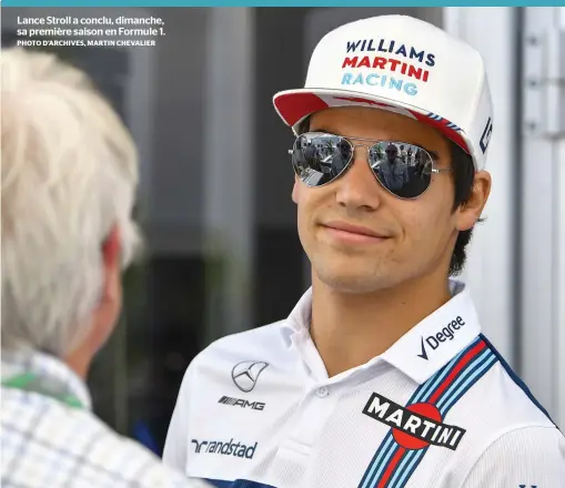  ?? PHOTO D’ARCHIVES, MARTIN CHEVALIER ?? Lance Stroll a conclu, dimanche, sa première saison en Formule 1.