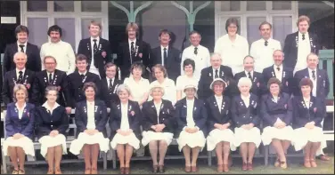  ??  ?? Stepping back in time with Sutton Bonington Bowls Club.as the club looks to attract new members for the 2019 season.