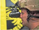  ?? JACK GRUBER/USA TODAY ?? New high-tech goggles will let troops spot targets around corners and see through smoke.