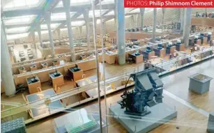  ?? ?? PHOTOS: Philip Shimnom Clement
Oldest printing press in the Great Alexandria Library
