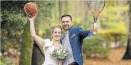  ?? BILD: THOMAS WEBER ?? Seit der Hochzeit mit Tennis-Ass Vivian Heisen im November 2019 heißt Lauris Gruskevics Lauris Heisen.