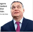  ?? FOTO: REUTERS ?? Ungarns Präsident Viktor Orbán.