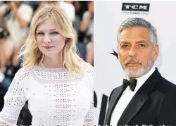  ??  ?? Kirsten Dunst and George Clooney star on YouTube dark comedy series 'On Becoming a God in Central Florida'