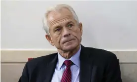  ?? Photograph: Patrick Semansky/AP ?? Peter Navarro was a top adviser to Donald Trump during his presidency.