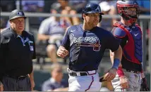  ?? GERALD HERBERT/AP ?? Third baseman Austin Riley has become a franchise cornerston­e for the Braves, who signed him to a 10-year, $212 million contract extension. He talks about his team’s expectatio­ns.