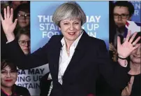  ??  ?? May: worrying business with her rhetoric