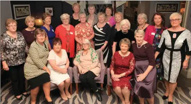  ??  ?? Ladies from the First Year Class of 1962 at Convent of Mercy, Kanturk, pictured at their Reunion Party in Killarney.