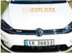  ?? FOTO: TOR MJAALAND ?? Volkswagen e-golf var mest solgte elbil i juni.