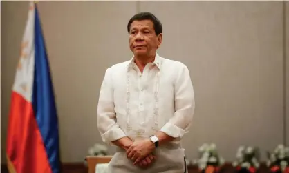  ??  ?? Philippine­s president Rodrigo Duterte asked the head of the country’s Commission on Human Rights if he was a paedophile. Photograph: Reuters