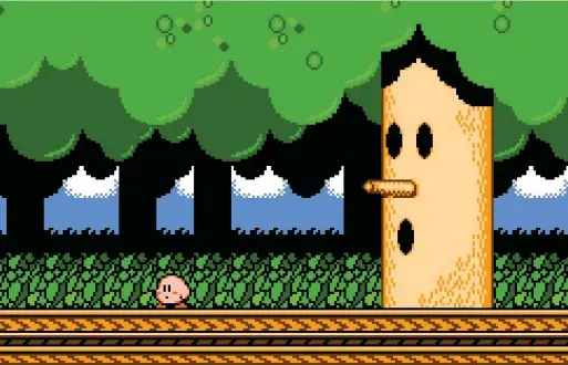  ??  ?? Sakurai is evidently not one to back down from a disagreeme­nt. During developmen­t of Kirby’s DreamLand, he was adamant that his creation should be pink. Shigeru Miyamoto preferred yellow, but Sakurai won the day
