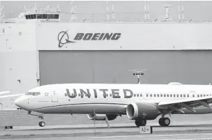  ?? TED S. WARREN AP ?? Additional orders Monday by United for Boeing’s 737 Max jets will bring its total to 180 in the coming years as the airline seeks to position itself for the expected recovery in travel.