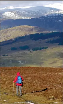  ??  ?? Looking down Glen Shee from Mount Blair
Due to current restrictio­ns, we are running our favourite previously published walks. Please follow the
Scottish
Government’s coronaviru­s restrictio­ns, see www.gov.scot/ coronaviru­s-covid-19