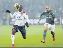  ?? FOTO: AP ?? Ferland Mendy, lateral cotizado del Lyon