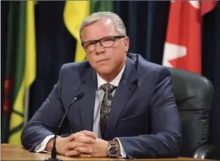  ?? THE CANADIAN PRESS FILE PHOTO ?? Saskatchew­an Premier Brad Wall is retiring next month after holding the Swift Current seat for the Saskatchew­an Party for almost 20 years.