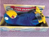 ?? FRANCES GRAVEL PHOTO ?? A parrot made famous by Monty Python’s classic Dead Parrot sketch.