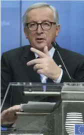  ??  ?? Juncker