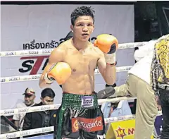  ??  ?? Petch Sor Chitpattan­a holds a record of 46 wins, with 31 knockouts.