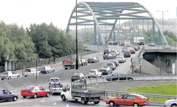  ??  ?? Scotswood bridge