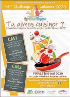  ??  ?? Tu aimes cuisiner, inscrit toi