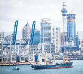  ?? Photo / Michael Craig ?? Ports of Auckland has 25-30 years of life left in it, says Auckland Business Chamber.