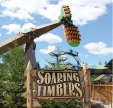  ?? CANADA’S WONDERLAND ?? Canada’s Wonderland has two new attraction­s, including Soaring Timbers.