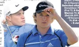  ??  ?? BUDDIES Oliver Fisher (far left) and Eddie Pepperell