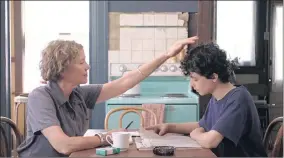 ??  ?? EMPATHY: Annette Bening and Lucas Jade Zumann in Mike Mills’s 20th Century Women.