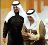  ??  ?? سمو رئيس الوزراء الشيخ جابر المبارك والشيخ محمد الخالد
)متين غوزال(