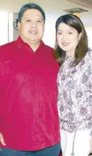  ??  ?? Mitoy and Elsa Orosa.