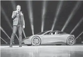  ??  ?? Elon Musk’s focus has been on ramping up his electric-vehicle production.