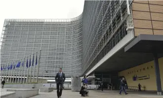  ?? Yuya Yokobori / Yomiuri Shimbun file photo ?? The headquarte­rs of the European Commission in Brussels, in June 2016