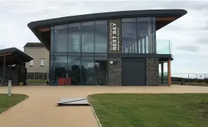  ??  ?? The land train will stop at Rest Bay Watersport­s Centre in Porthcawl