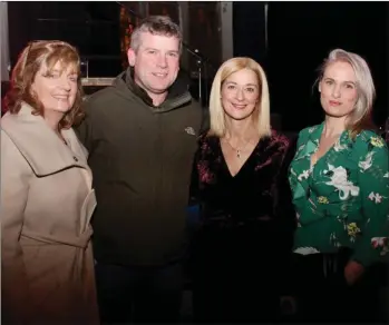  ??  ?? ABOVE: Joanna Keane, Dara Ó Cinnéide, Deirdre Walsh and Elaine Kinsella at Poetry From The Pulpit at St John’s Theatre Listowel on Thursday night.
LEFT: Bernie Broderick and Cait Broderick, Duagh, at Deirdre Walsh’s poetry event for the Hospice.