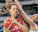  ?? Robert Gauthier Los Angeles Times ?? SOCCER’S Meghan Klingenber­g and Alex Morgan, top, play in NWSL; basketball’s Brittney Griner is in WNBA.