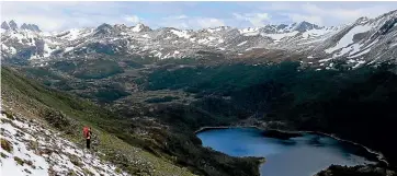  ??  ?? The trail on Navarino Island in Chile is one of the most southerly hiking trails in the world.