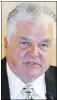  ??  ?? Steve Sisolak The Clark County commission­er already has a formidable war chest if he decides to run for governor