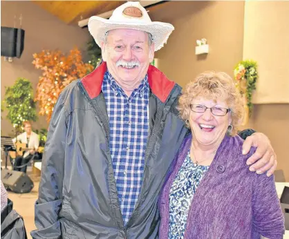  ?? DESIREE ANSTEY/JOURNAL PIONEER ?? Marcel Bernard and his wife, Jeannita, said they are thankful for music and all the joy it brings at the 10th annual Evangeline Country Music Festival.