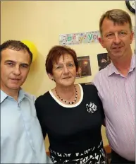  ??  ?? Cllr Dara Mulvey, Kathleen and Gerry Mullaney.