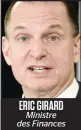  ?? ?? ERIC GIRARD Ministre des Finances